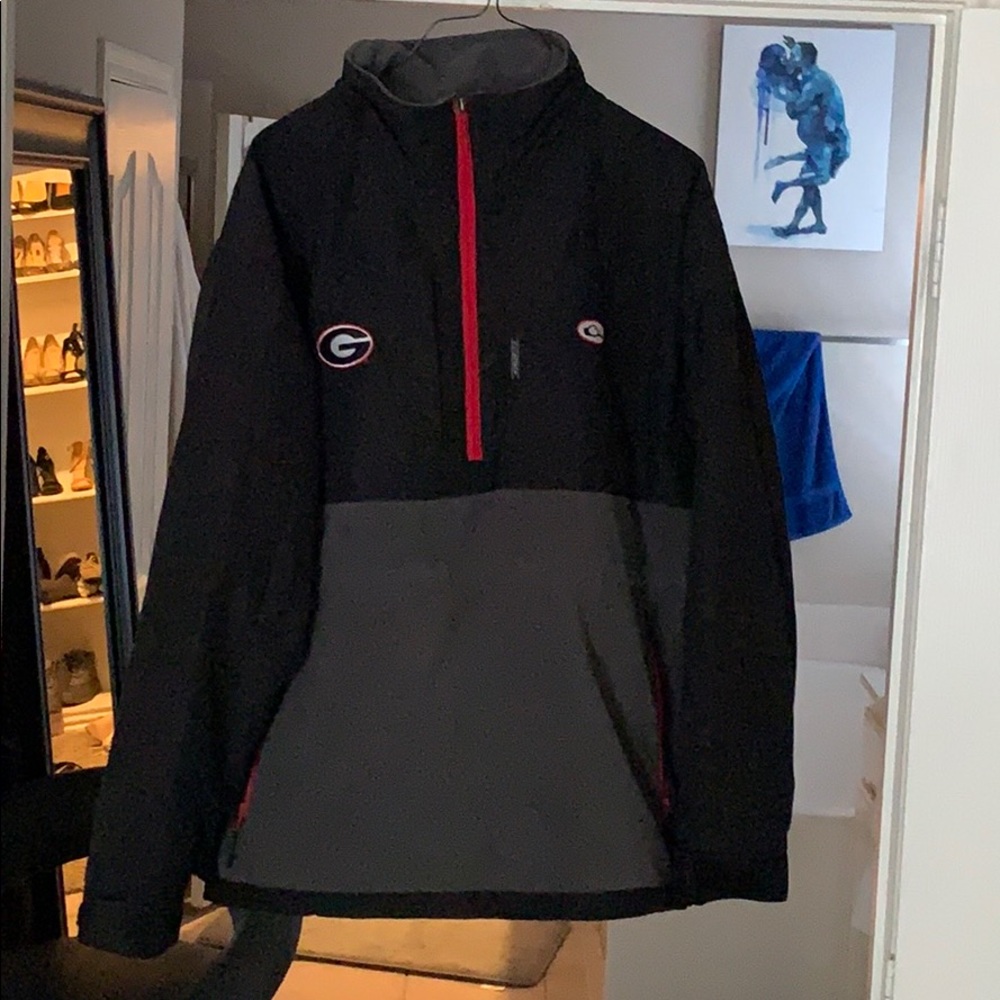 Georgia Bulldogs Drake Waterfowl pullover jacket